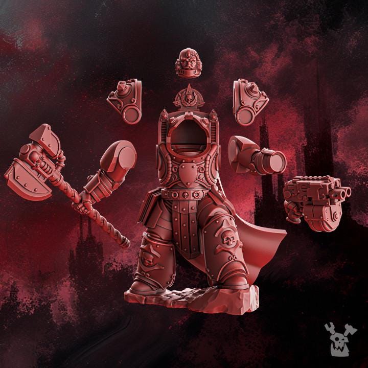 Curator in Destroyer Armor - Crimson Wings - DakkaDakka