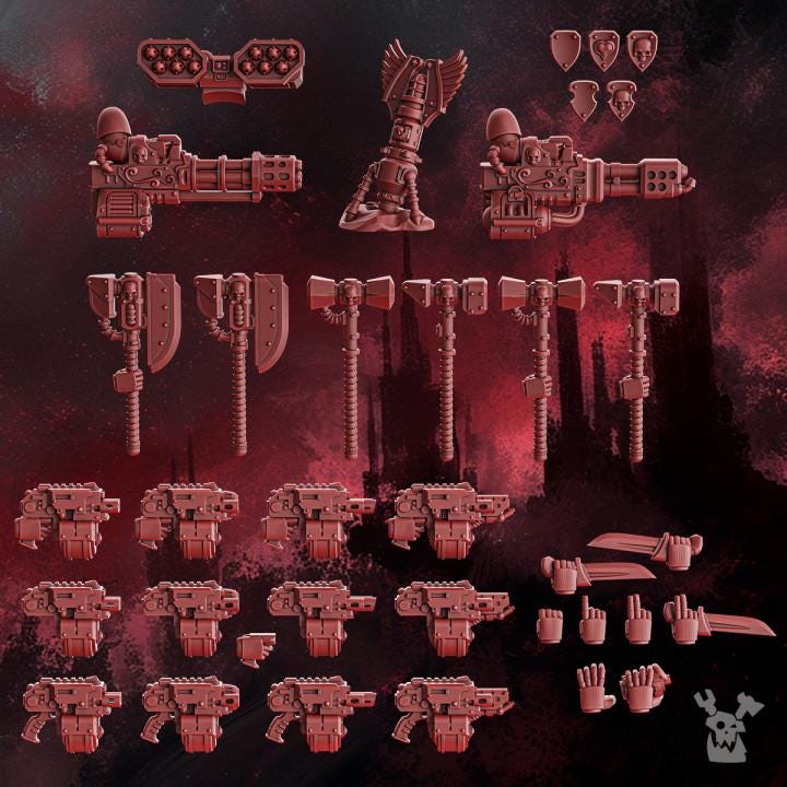 Crimson Wings Destroyers Squad of 5 (build-kit) - DakkaDakka