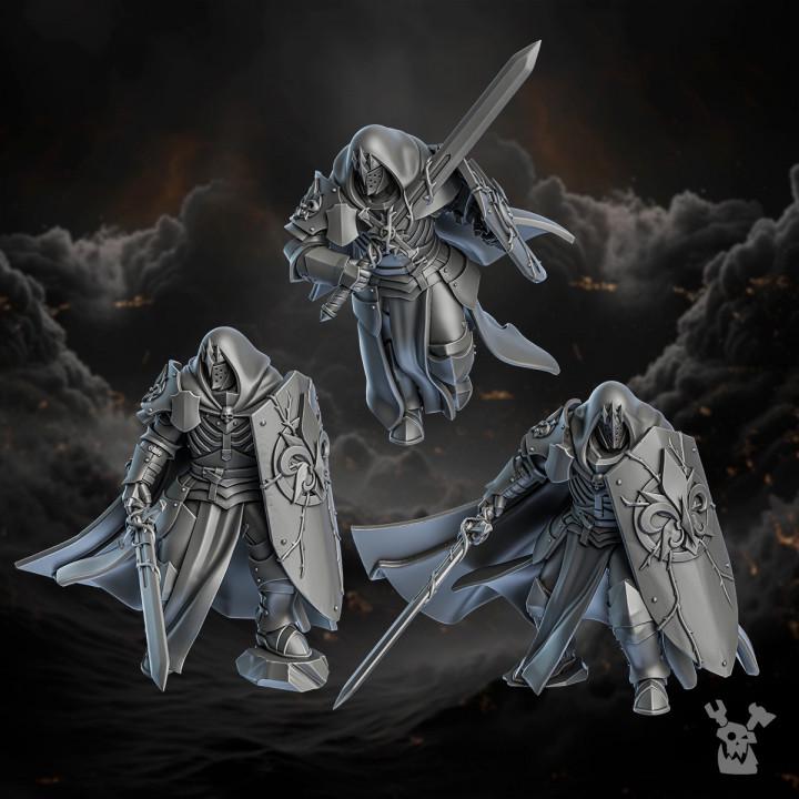 Thorn Knights - 3 Monopose Models - Order of Repentance - DakkaDakka
