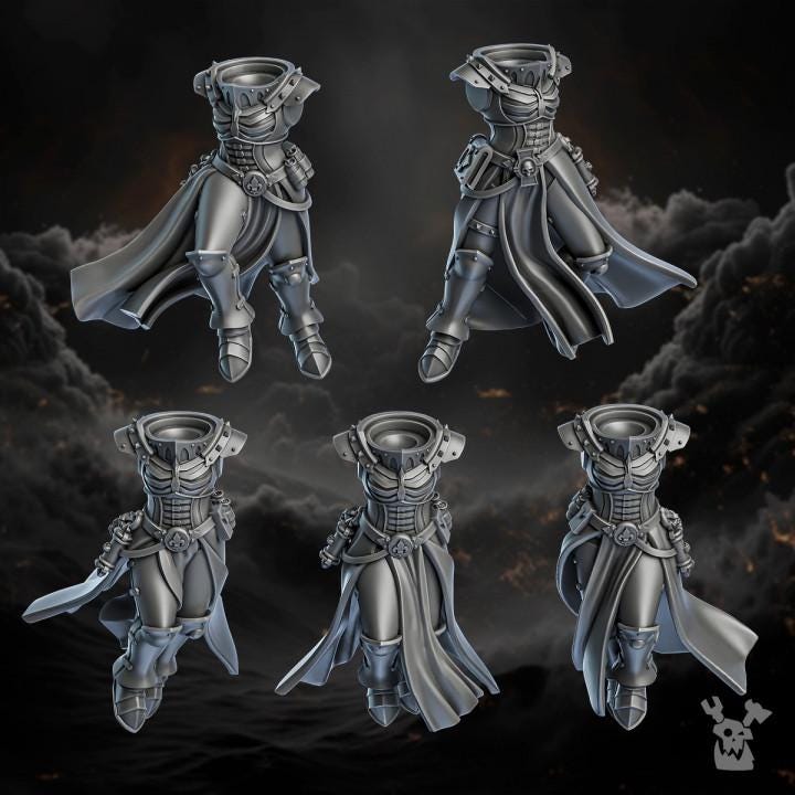 Retribution Angels (build-kit) - 5 Models - Order of Repentance - DakkaDakka