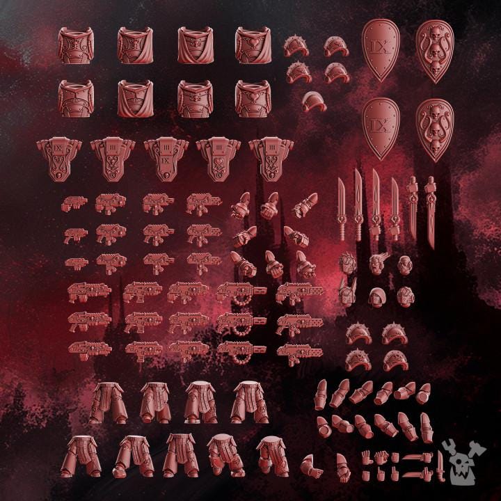 Crimson Wings Tactical Squad of 10 (build-kit) - DakkaDakka