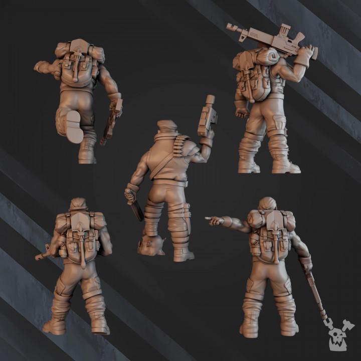 Green Hell Division Infantry Squad - 10 Monopose Models - DakkaDakka