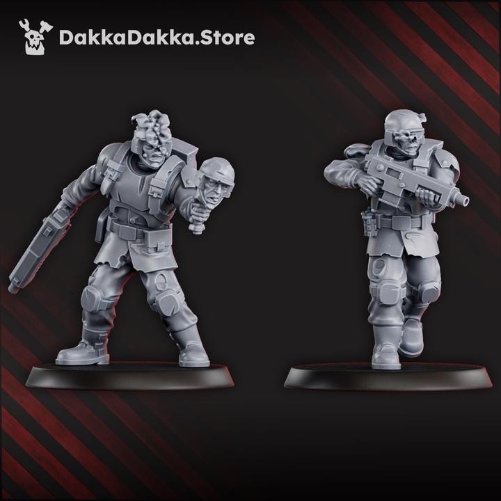 Diseased Planetary Guard - Pre-assembled & Ready to Field - DakkaDakka