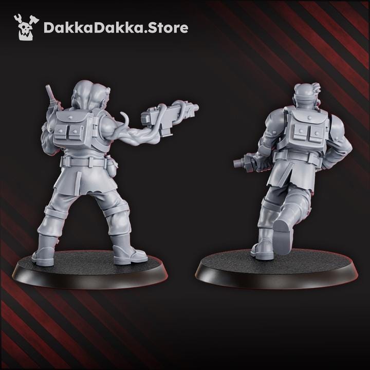 Diseased Guardians - 2 Monopose Models - DakkaDakka