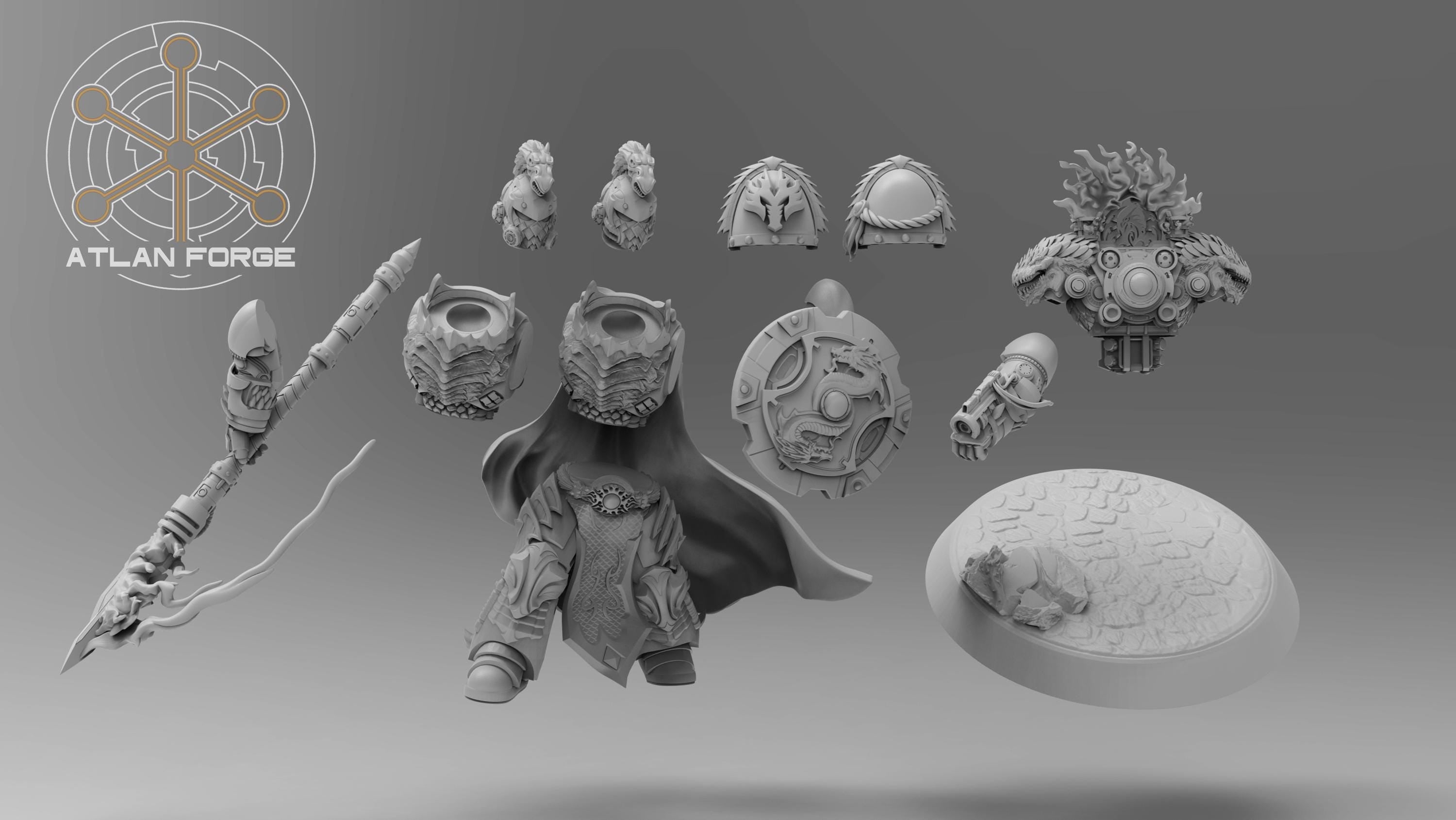 Dragon Knights Captain - Atlan Forge