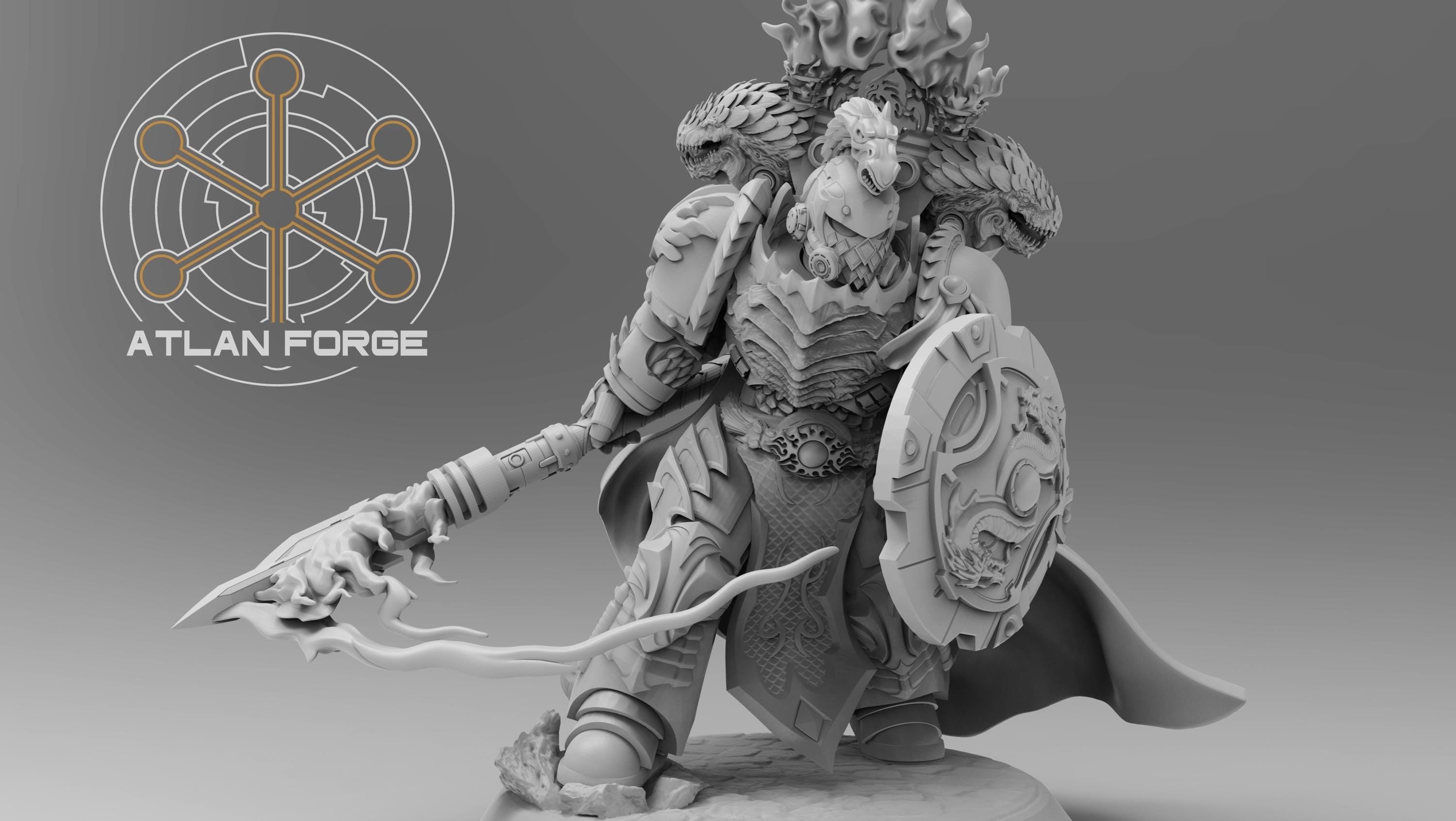 Dragon Knights Captain - Atlan Forge