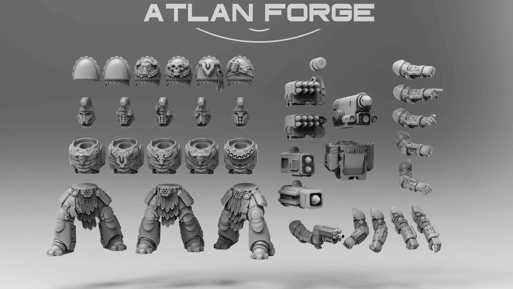 Minoan Astraponites - Squad of Five - Atlan Forge