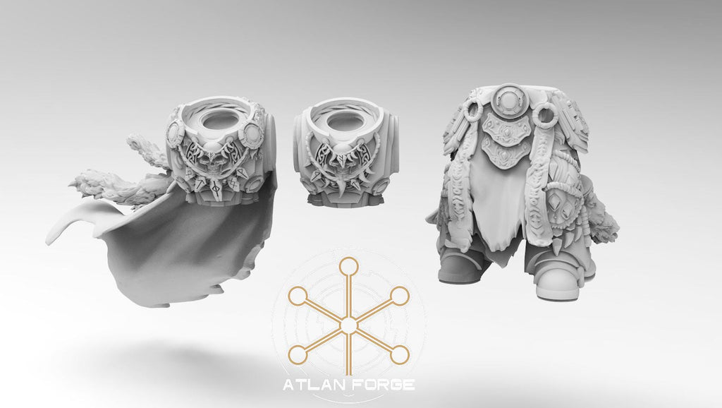 Asgardischer Sturm-Priester – Erstellt zwei Modelle – Atlan Forge
