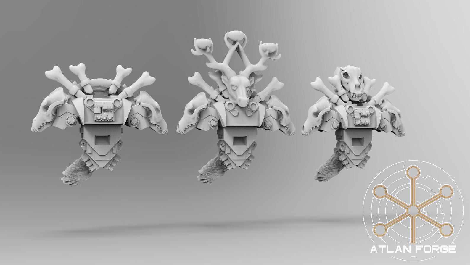 Asgardischer Sturm-Priester – Erstellt zwei Modelle – Atlan Forge