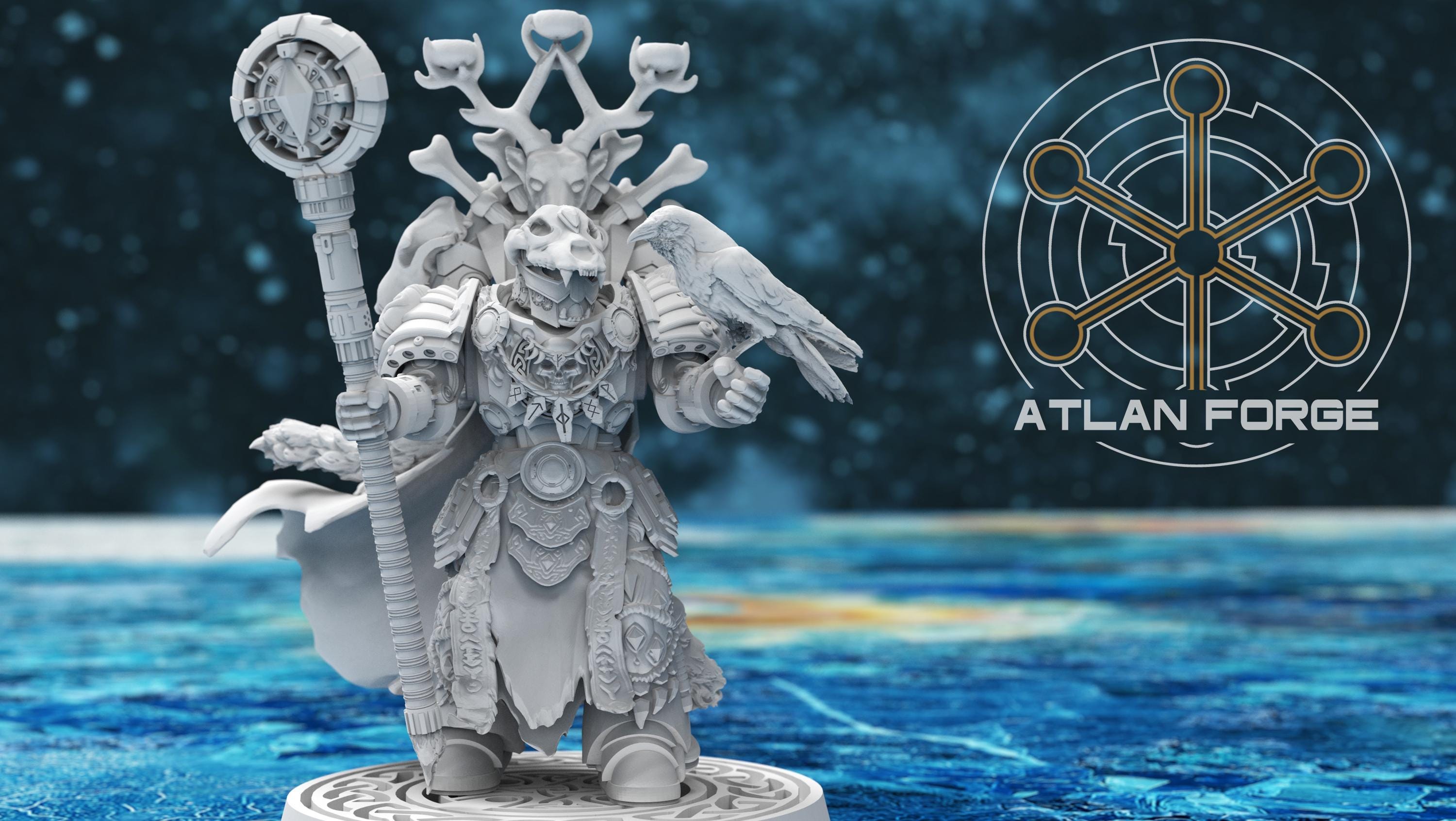 Asgardischer Sturm-Priester – Erstellt zwei Modelle – Atlan Forge