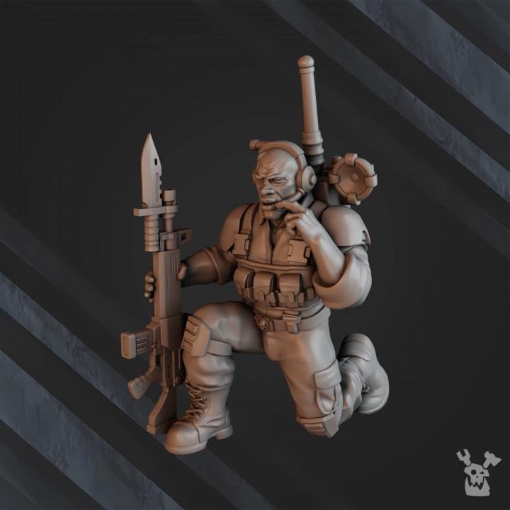 Green Hell Division Commando Squad - 10 Monopose Models - DakkaDakka
