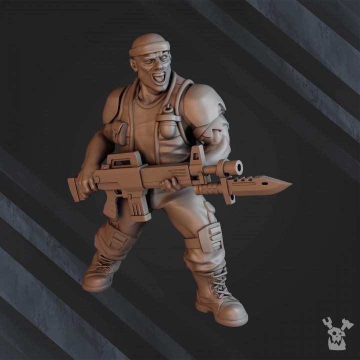 Green Hell Division Commando Squad - 10 Monopose Models - DakkaDakka