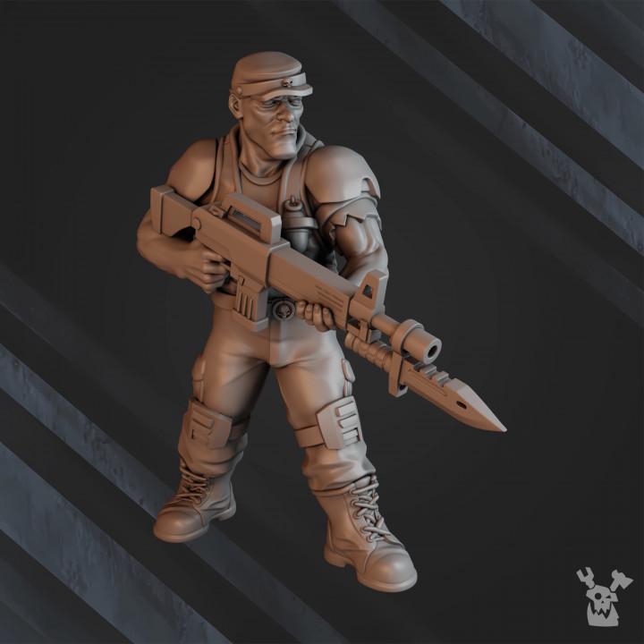 Green Hell Division Commando Squad - 10 Monopose Models - DakkaDakka