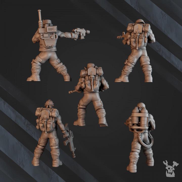 Green Hell Division Infantry Squad - 10 Monopose Models - DakkaDakka