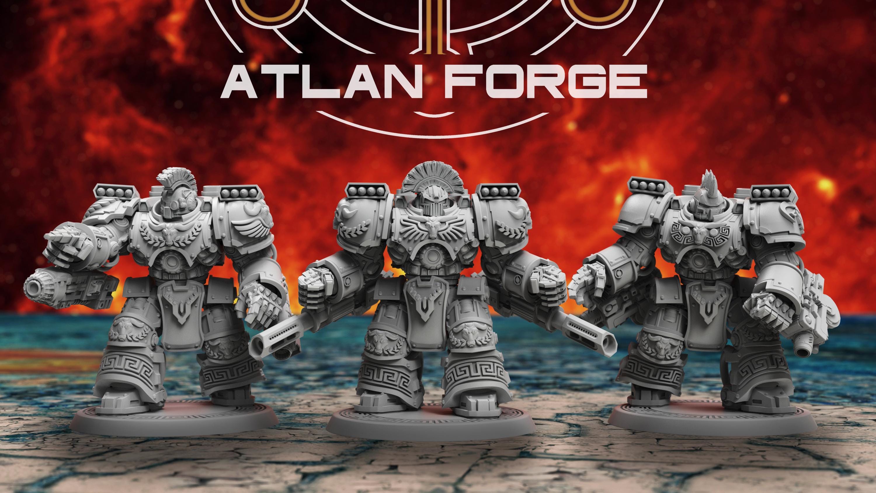 Minoan Warhulks - Squad of Three - Atlan Forge