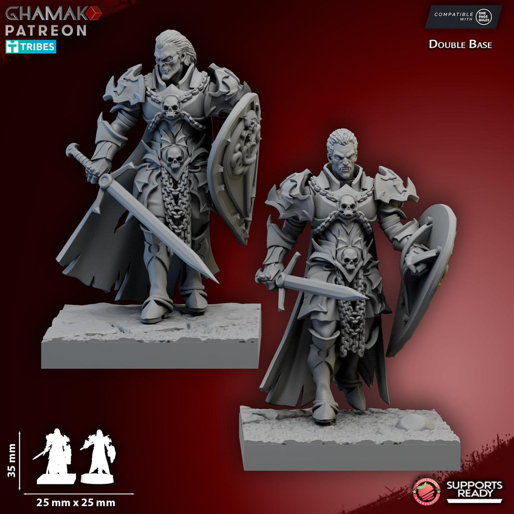 The Ouroboros Pact - Vampire Undead Miniatures - 10 Models - Ghamak