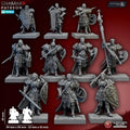 The Ouroboros Pact - Vampire Undead Miniatures - 10 Models - Ghamak