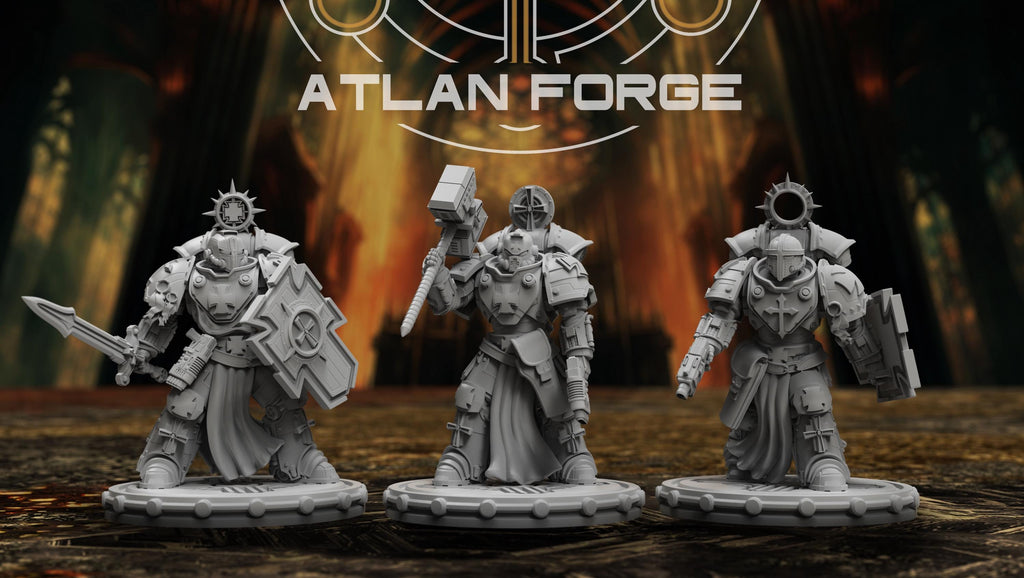 Templar-Veteranen - Dreiergruppe - Atlan Forge