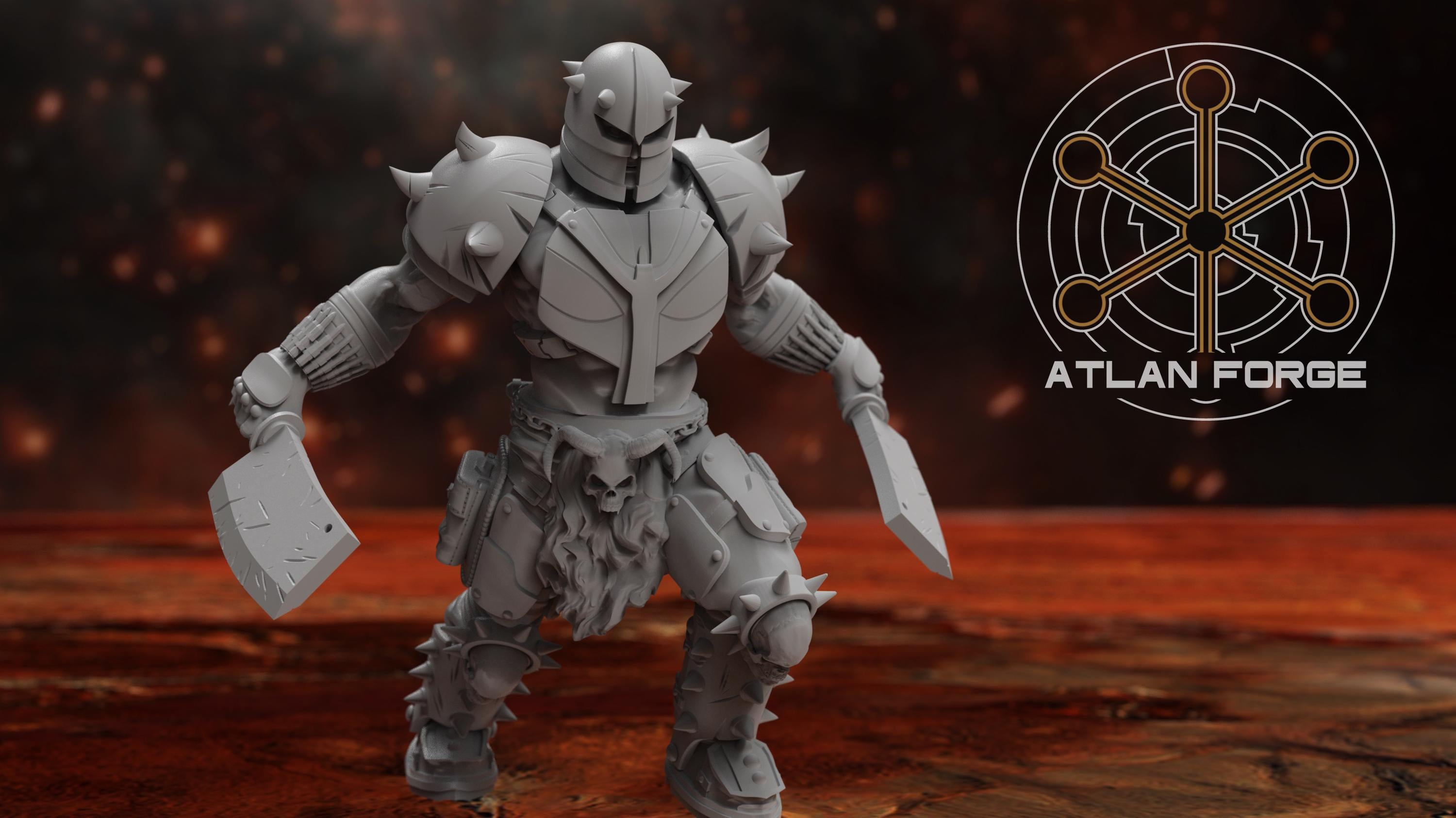 3D printed physical resin Hades Cultists squad miniatures by Atlan Forge featuring high-detail sci-fi grimdark renegade militia models