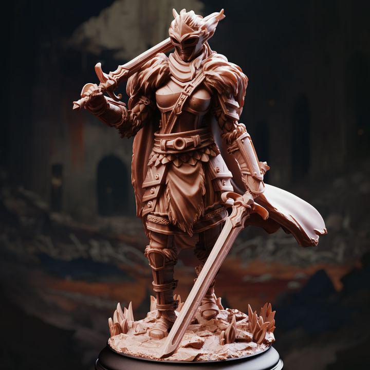 Female Half-Elf Ranger Miniature - Estelia - DM Stash