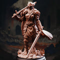 Female Half-Elf Ranger Miniature - Estelia - DM Stash