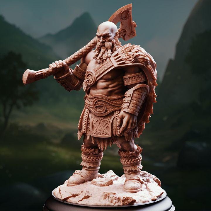 Dwarf Berserker - Orzei of Varekan - DM Stash