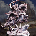 Female Mounted Human Paladin Miniature - Jeanne du Lac , Knight of Justice - DM Stash