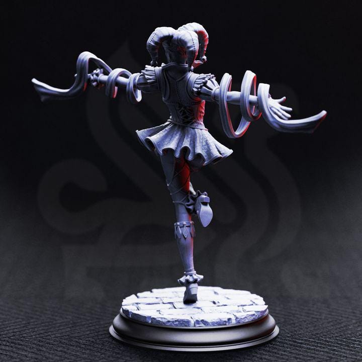 Gleeful Vampire Jester - Sanguine - DM Stash