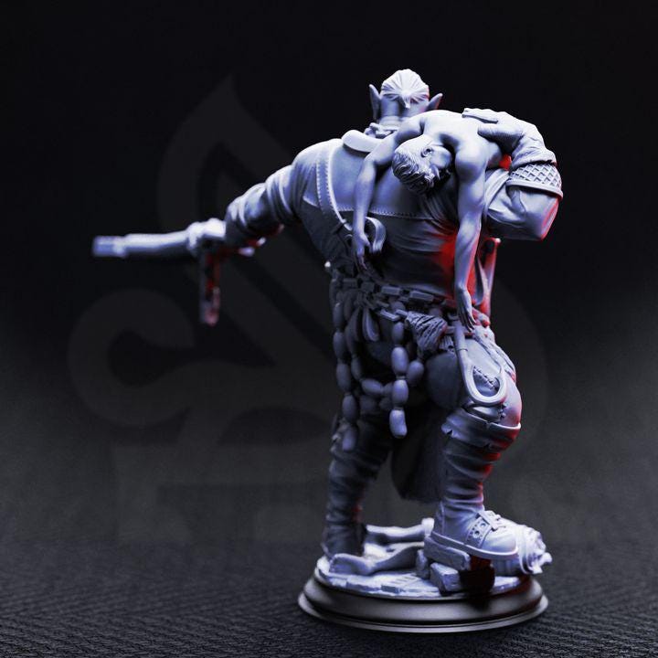Half-Orc Chef - Gunthrak Destraz - DM Stash
