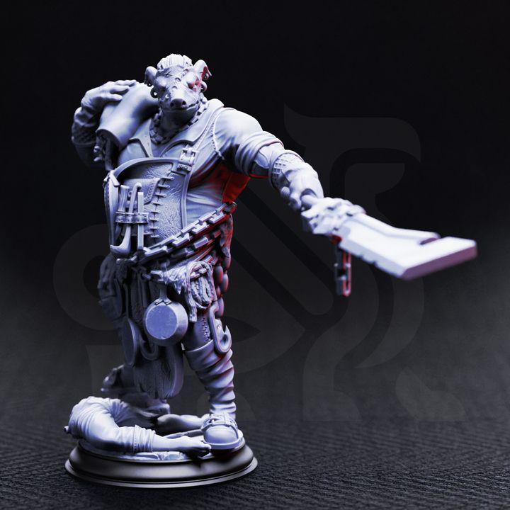 Half-Orc Chef - Gunthrak Destraz - DM Stash