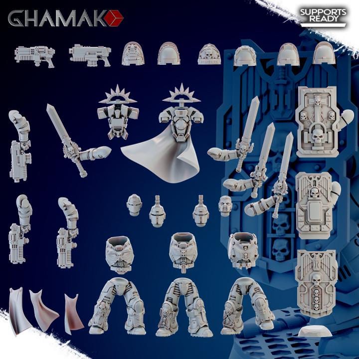 Brotherhood of Sword - 3 Models - GHAMAK