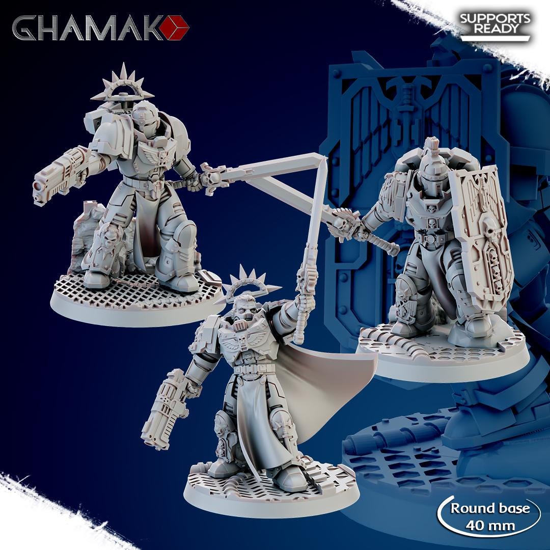 Brotherhood of Sword - 3 Models - GHAMAK