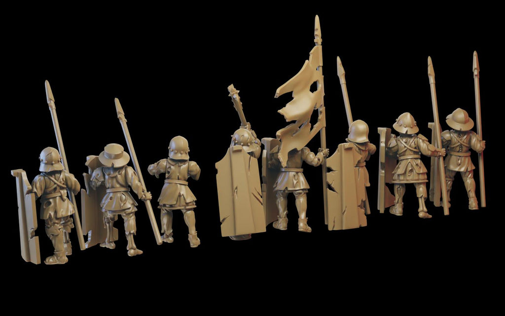 Skeleton Infantry Build Kit - 10 Models - Ilhadiel