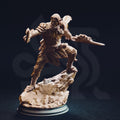Elf Paladin Fighter Miniature - Reyvith the Valiant, Valadhar Veteran - DM Stash