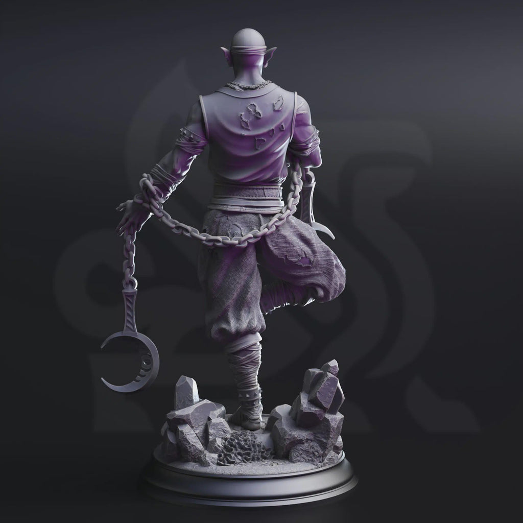 Uxas the Reborn – Dark Elf Lunar Monk - DM Stash
