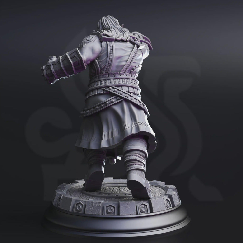 Male Dark Dwarf Fighter Monk Pugilist - Gruthdin - DM Stash