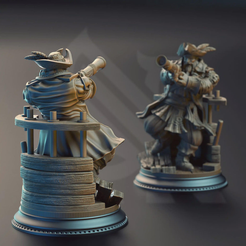 Baradin Blackbeard – Captain of the Gilded Seahorse - DM Stash