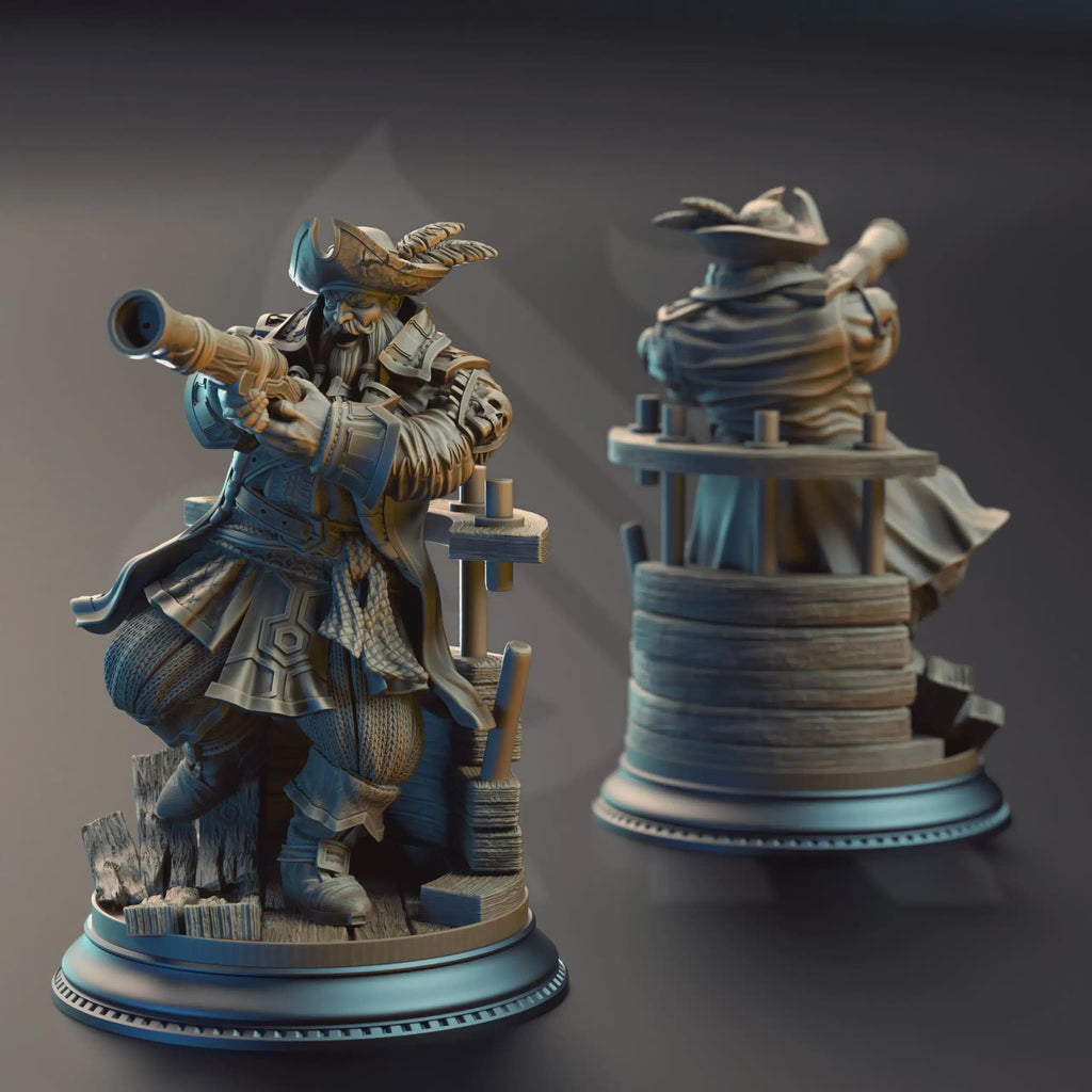 Baradin Blackbeard – Captain of the Gilded Seahorse - DM Stash