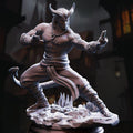 Tiefling Monk Miniature - Martial Artist Verek "Heartless" of The Spit - DM Stash