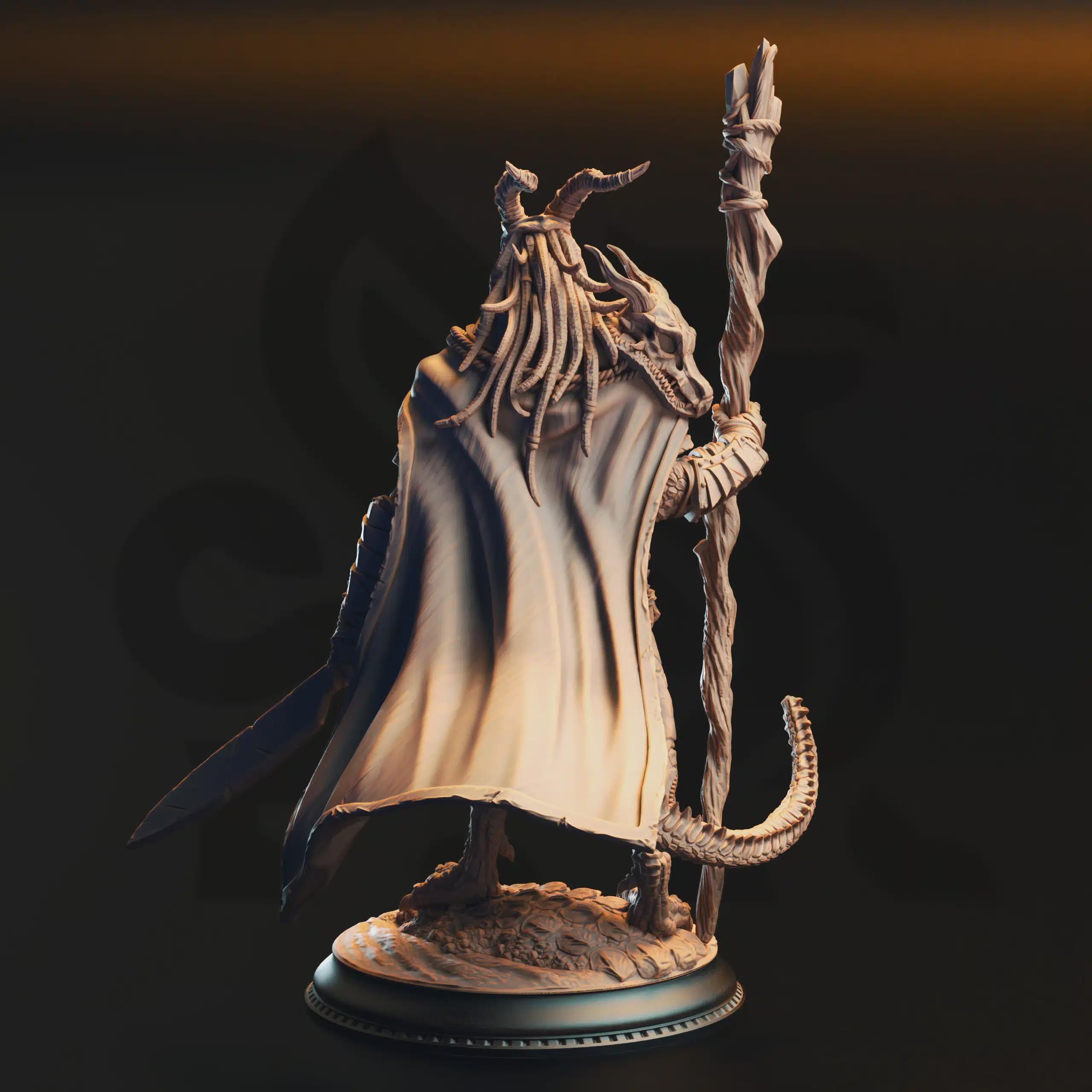 Horzin Ashen-Palm – Black Dragonkin Druid - DM Stash