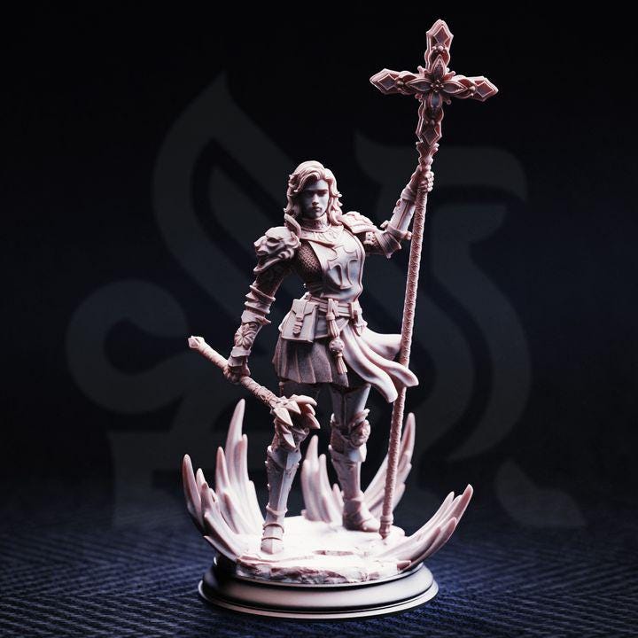 Female Human Life Cleric - Sara Rosewood - DM Stash