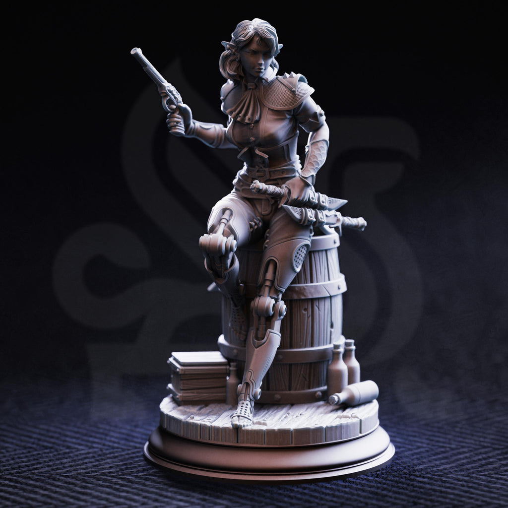 Female Elf Artificed Rogue - Priscilia Stix of Sillhide - DM Stash