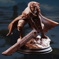 Female Elemi Barbarian Miniature - Firenzia, Fire Genasi Fighter - DM Stash