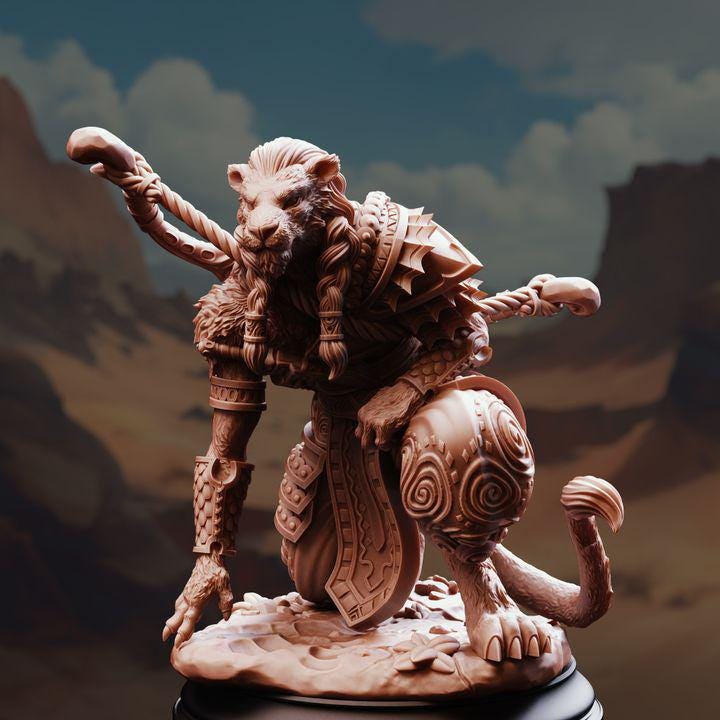 Lionfolk Tracker - Bri'zani - DM Stash