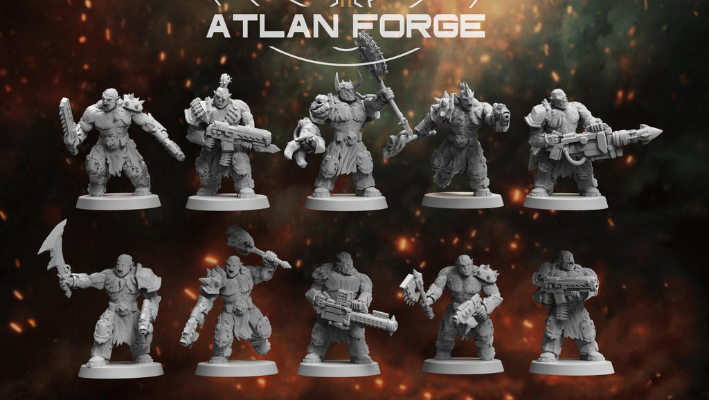 Grokk War Pack - 10 Grokks - Atlan Forge