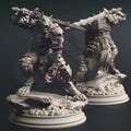 Lycanthrope Barbarian Fighter Miniature - Corsicus, Werewolf Knight - DM Stash