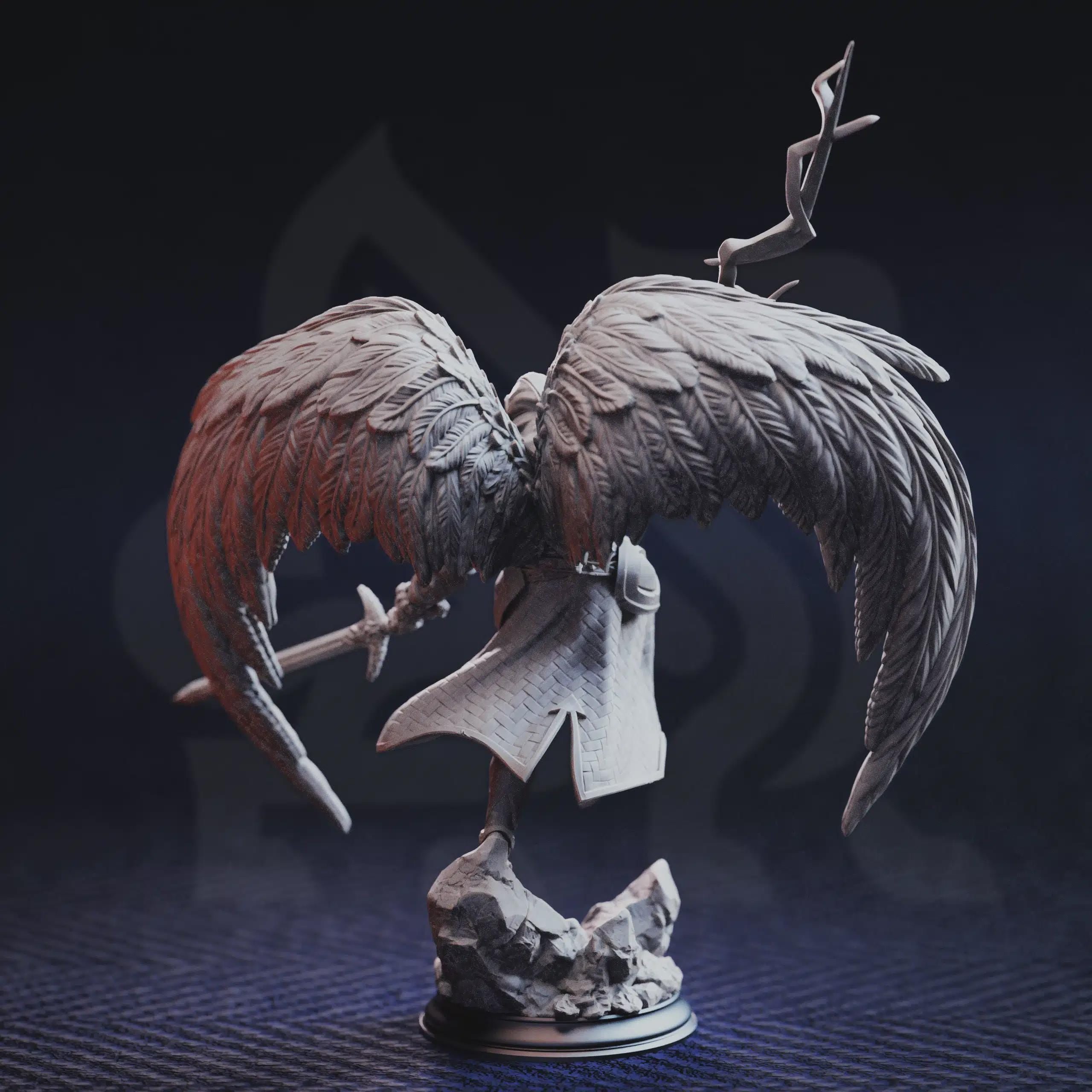 Celestial Paladin Miniature - Erdrydion, Father of Truth & Justice - DM Stash