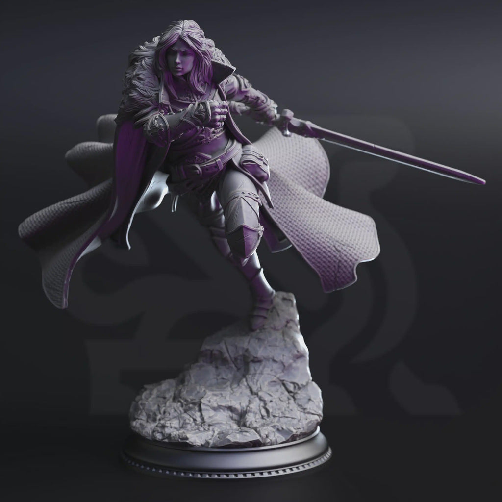 Weibliche menschliche Kämpferin Miniatur - Morgana Lynch - DM Stash