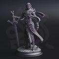 Female Drow Paladin Miniature - Ilnia Vasrith, Paladin of the Moon’s Sanctum - DM Stash