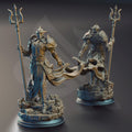 Elf Paladin Fighter Miniature - Cylantros Azurius, Paladin of Inderimaeth - DM Stash